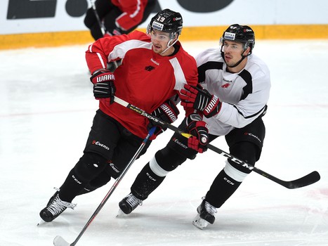 Раскатка «Авангарда» перед матчем с рижским «Динамо»