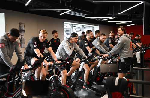 Открытая тренировка «Авангарда» для СМИ