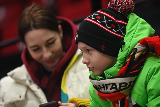 Тренировка «Авангарда» в Омске