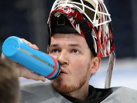 Раскатка «Авангарда» перед выездным матчем с московским «Динамо»