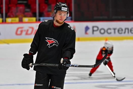 Тренировка воспитанников Хоккейной Академии «Авангард» 2019 года рождения на G-Drive Арене