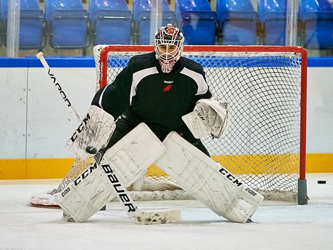 Раскатка "Авангарда" перед вторым матчем с "РоКи"