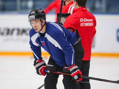 Раскатка «Авангарда» перед матчем с «Барысом»