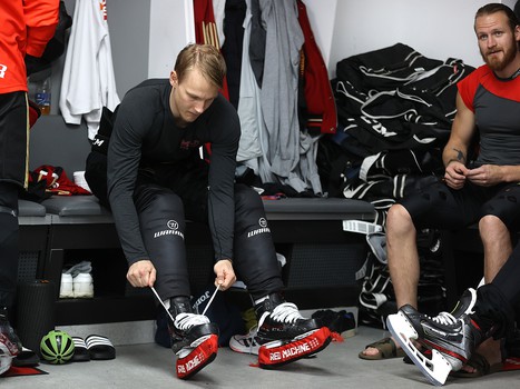 Первая тренировка Никиты Сошникова в «Авангарде»