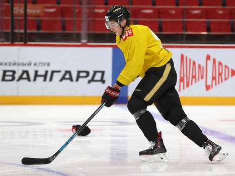 Раскатка «Авангарда» перед матчем с «Витязем»