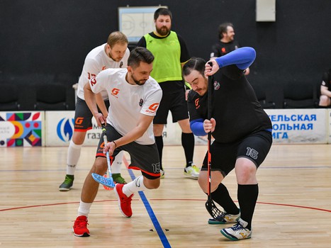 Товарищеский матч по флорболу. «Охранники Крылова» - «Мощные СМИ» 10:2
