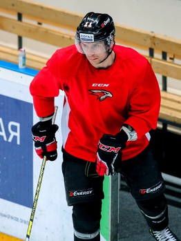 Раскатка «Авангарда» перед матчем с ХК «Сочи»