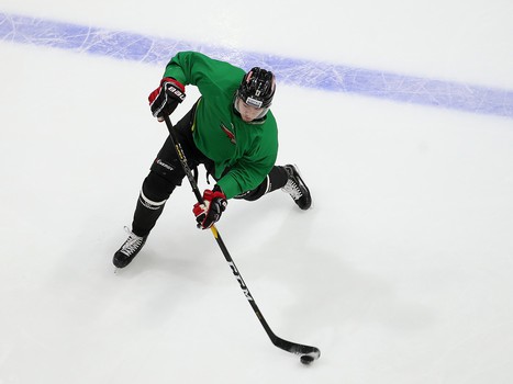 Раскатка «Авангарда» перед матчем с «Барысом»