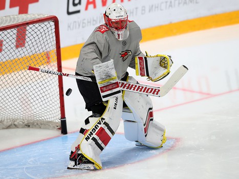 Раскатка «Авангарда» перед матчем с «Металлургом»