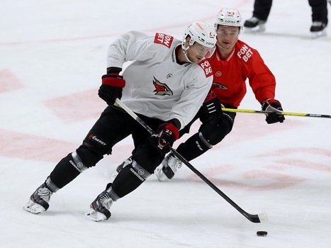 Раскатка «Авангарда» перед выездным матчем против СКА