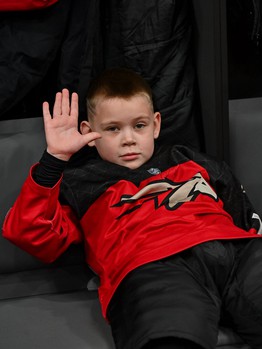 Тренировка воспитанников Хоккейной Академии «Авангард» 2019 года рождения на G-Drive Арене