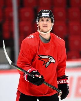 Раскатка «Авангарда» перед матчем с «Автомобилистом»