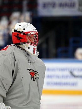 Тренировка «Авангарда» перед третьим матчем серии с «Металлургом»