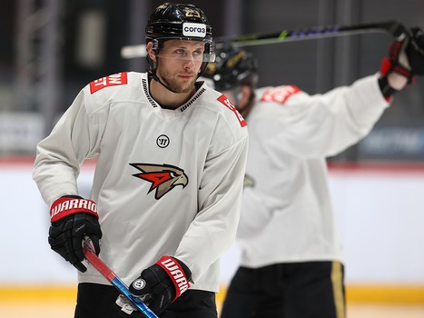 Раскатка «Авангарда» перед матчем с «Металлургом»