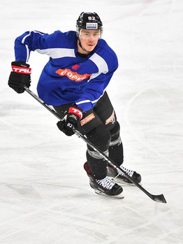 Тренировка "Авангарда" на льду "Арены Омск"