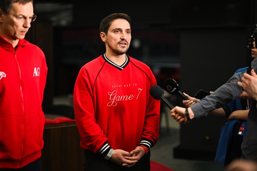 Открытая тренировка «Авангарда» для СМИ