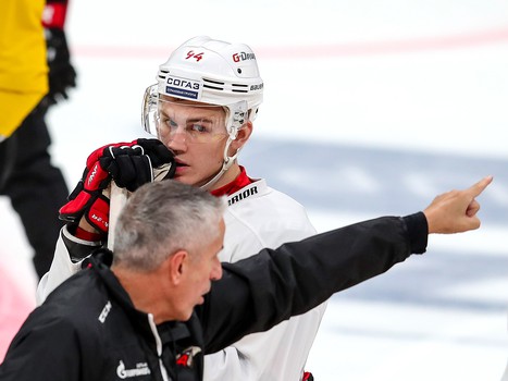 Раскатка «Авангарда» перед выездным матчем с «Йокеритом»