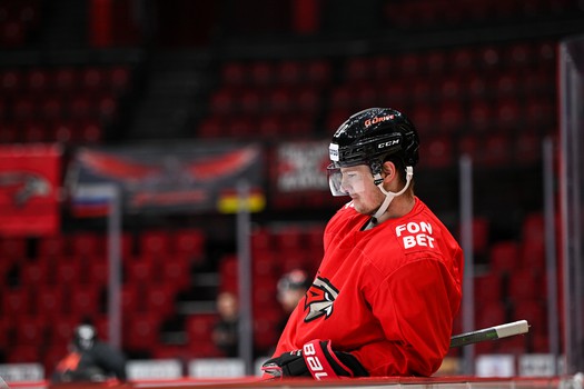 Раскатка «Авангарда» перед четвёртым матчем финала Востока с «Ак Барсом»