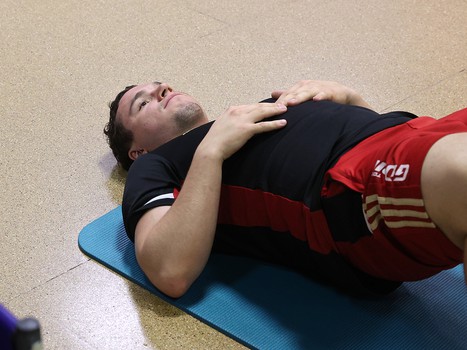 Тренировка «Авангарда» во время паузы в чемпионате