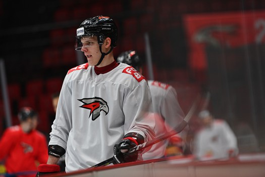 Тренировка «Авангарда» перед матчем с «Ак Барсом»