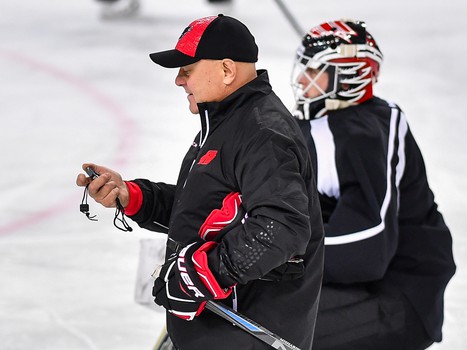 Открытая тренировка "Авангарда" для СМИ