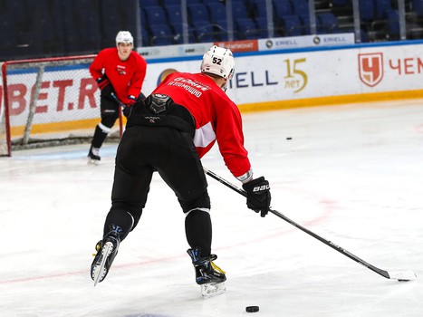 Раскатка «Авангарда» перед выездным матчем со «Спартаком»