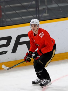 Раскатка «Авангарда» перед матчем в Череповце