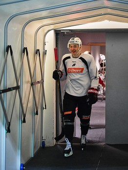 Раскатка "Авангарда" перед выездным матчем с "Ладой"