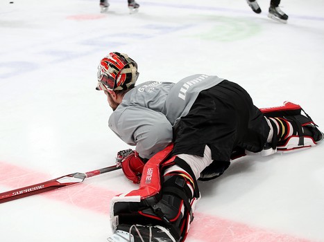 Раскатка «Авангарда» перед матчем с «Локомотивом»