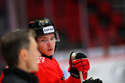 Тренировка «Авангарда» перед матчем со «Спартаком»