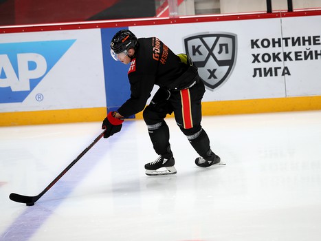 Раскатка «Авангарда» перед матчем с «Амуром»