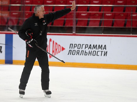 Раскатка «Авангарда» перед матчем с «Амуром»