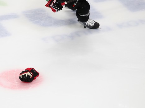 Раскатка «Авангарда» перед матчем с «Металлургом»