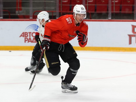 Тренировка «Авангарда» перед выездом