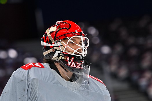 Раскатка «Авангарда» перед матчем в Магнитогорске