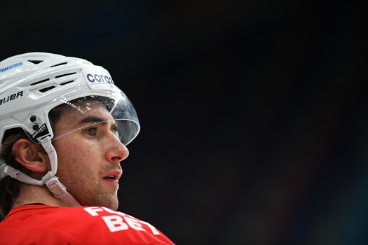 Тренировка «Авангарда» перед матчем в Нижнекамске