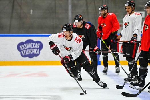 Первая тренировка «Авангарда» под руководством Михаила Кравеца