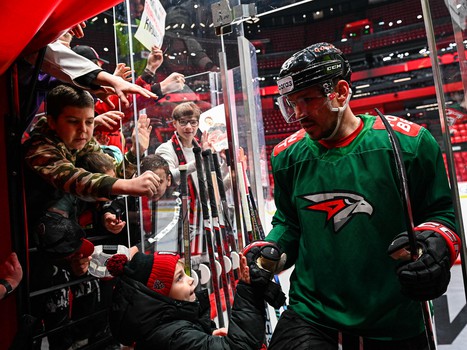 Открытая тренировка «Авангарда» перед вторым раундом плей-офф