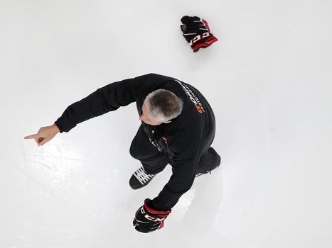 Раскатка «Авангарда» перед матчем с «Барысом»