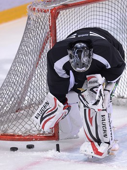 Раскатка "Авангарда" в Астане перед матчем с "Барысом" 17 сентября 2013