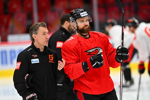 Раскатка «Авангарда» перед матчем с «Салаватом Юлаевым»