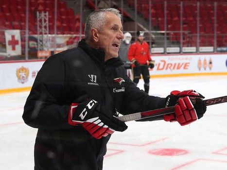 Раскатка «Авангарда» перед матчем с «Амуром»