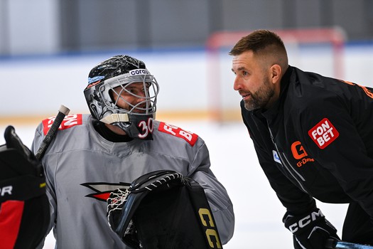 Тренировка «Авангарда» в Омске