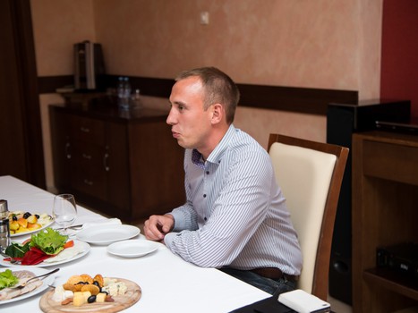 Ужин с хоккеистами "Авангарда"