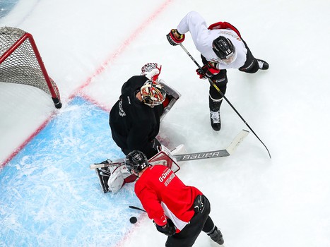 Раскатка «Авангарда» перед третьим матчем финальной серии с ЦСКА