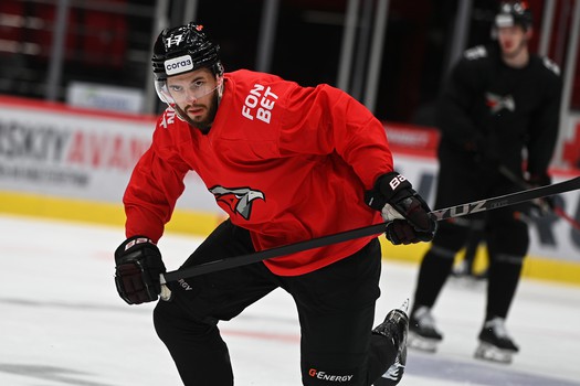 Раскатка «Авангарда» перед матчем с «Салаватом Юлаевым»