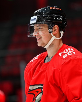 Раскатка «Авангарда» перед матчем с «Амуром»