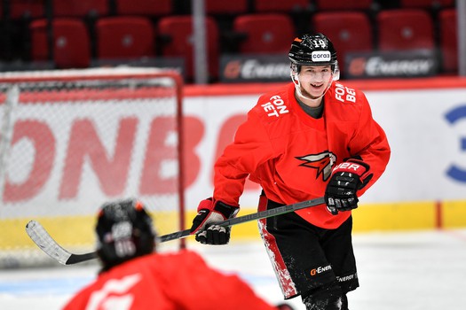 Раскатка «Авангарда» перед матчем с «Металлургом»