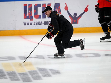 Тренировка «Авангарда» перед стартом финала Кубка Гагарина