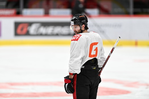 Раскатка «Авангарда» перед матчем с московским «Динамо»